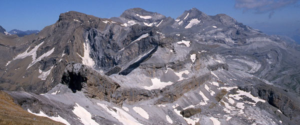Marboré, Cilindro i Monte Perdido vistos des del Gabieto Occidental (3034m)